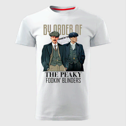 MAJICE BRE Muška majica PEAKY BLINDERS 11 bela