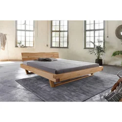 Livetastic POSTELJA IZ TRAMOV 200 cm x 200 cm , les divji hrast
