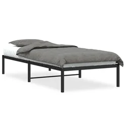 Metalni okvir za krevet crni 90 x 190 cm