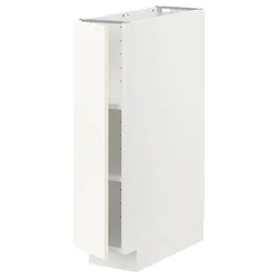 METOD Podni element s policama, bela/Vallstena bela, 20x60 cm