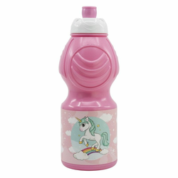 Stor Plastična steklenica za pitje UNICORN, 400ml, 08040