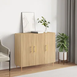 Komoda boja hrasta sonome 90x34x80 cm od konstruiranog drva