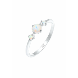 ELLI Prstan  opal / srebrna