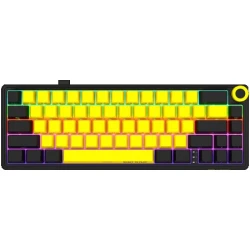 Lorgar tastatura Pro Lrg-Kbp70Mw-Yl-Sa, mehanička, američka, RGB, igraća
