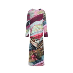 Desigual Obleka modra / smaragd / pitaja