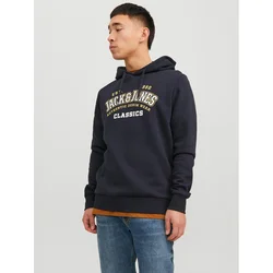 JACK & JONES Majica mornarska / rumena / bela