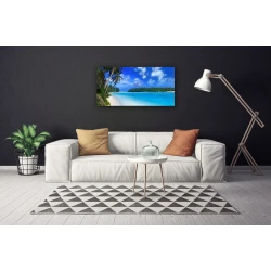 tulup.si Slika na platnu Palm beach sea 100x50 cm