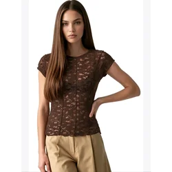 Busem Bluza temno rjava