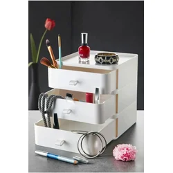 Hermia Organizator za šminku Byv, 21x21x16cm, Beli
