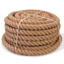 vidaXL Vrv iz 100 % jute 14 mm m