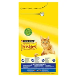 Friskies Cat Sterilisane Losos i Povrće - 1.5 kg