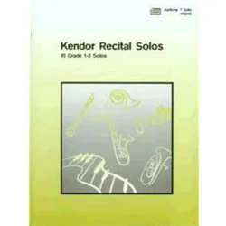 KENDOR RECITAL SOLOS 1-2 BARITONE SOLO+CD