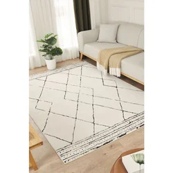 Conceptum Hypnose tepih Jung 7186, 80 × 300 cm, krem / crna