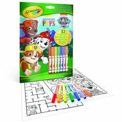 CRAYOLA Bojanka sa stikerima i flomasterima PAW PATROL (GA069186)