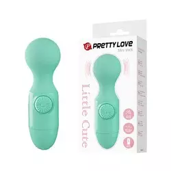 Mini klitoralni masažer Little Cute, 12cm, Tirkizni
