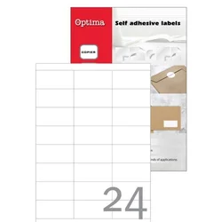Optima etikete a4 70x33,8 / 24kom ( 32087 )