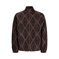 JACK & JONES Jopa iz flisa JORSEBASTIAN kostanj rjava/temno rjava