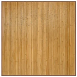 Vidaxl Preproga kvadratna naravna 100x100 cm bambus