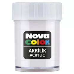 Nova Color Slikanje - Akrilne Boje 30G - Bela-540291