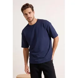 Trendyol Muška majica Tmnss26Ts00010, Tamnoplava