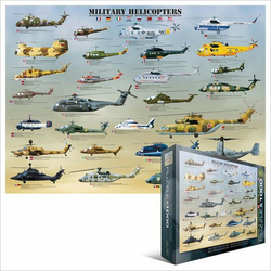 Eurographics Military Helicopters 1000-Piece Puzzle 6000-0088