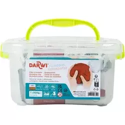 Darwi Schoolpack Samosušeča masa Classic + Terracotta 7 x 500 g