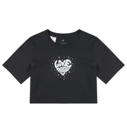 Adidas Majica za devojčice Jg Glam T KG9226, Kratki rukav, Crna