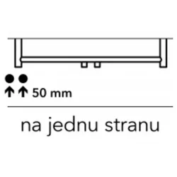 P.M.H. Cevasta kopalniška omarica PMH Galeon G4 600X1280MM RJAVA STRUKTURAL G4BR