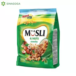 MUSLI BONAVITA NUTS CRUNCHY 375GR (12) LOMAX