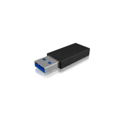 RAIDSONIC Moški | 9-pinski USB tipa A | Ženska | 24-pinski USB-C | Črna