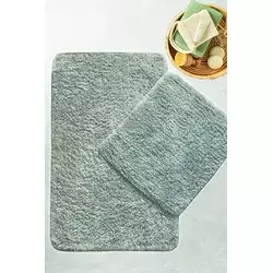 Lessentiel Maison Set 2 prostirke za kupatilo Sivi