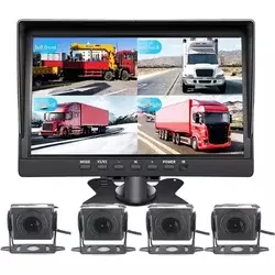 Monitor za KamionBUS 10.1 AHD 1024*600 + 4 x AHD Rikverc Kamere MK-KT1012HD