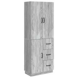 Set ormara 2 pcs Siva Sonoma Konstruirano drvo
