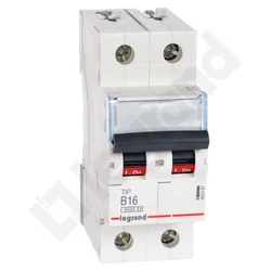 LEGRAND Odklopnik S 302 2P B 16A 6000A TX3