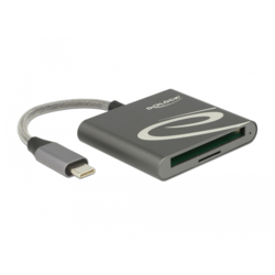 Čitač kartica DELOCK za Compact Flash ili MicroSD memorijske kartice, USB 3.1 Type-C