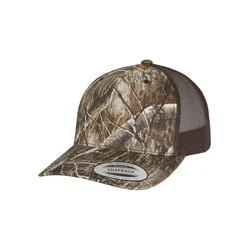 Flexfit Kapa YP Classcis RealTree Camo Retro kremna/temno siva/bela