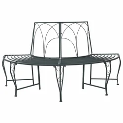 Klupa pod drvetom 4-Broj sjedala 160 x 80 x 89 cm Čelik