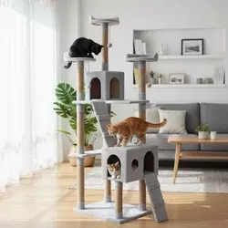 Paws & Whiskers Kućica za mačke, Siva