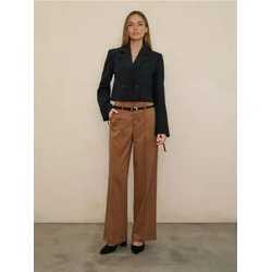Sinsay - Wide leg pantalone - zlatno braon