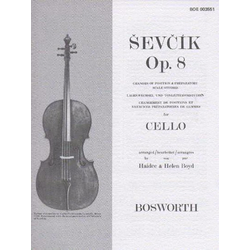ŠEVČIK:CHANGS OF POSITION & PREPARATORY SCALE STUDIES OP.8 CELLO