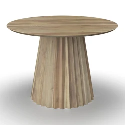 Bessagi Home Jedilna Miza Allegra, O 120cm, Akacija