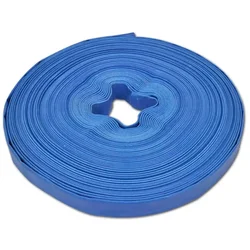 Vidaxl Ploščata cev 100 m 1 PVC