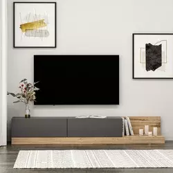 Hanah Home TV komoda Majör-Walnut