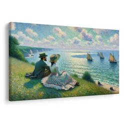 Slika romantičen razgled na morje - 30x20