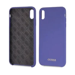 Maska Faceplate GUESS iPhone XS Max ljubičasta