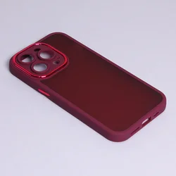 TERACELL Maska Shining Camera za iPhone 14 Pro 6.1 crvena