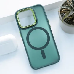 Maska za telefon Candy Shield Mag Case za iPhone 15 Pro, Maslina