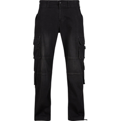 Jeans hlače Cargo, Črna