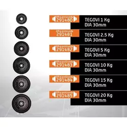 Capriolo teg za ?ipku 15kg 30mm 291484