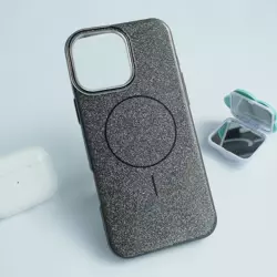 Maska Mag Case Fashion Glitter za iPhone 16 Pro crna